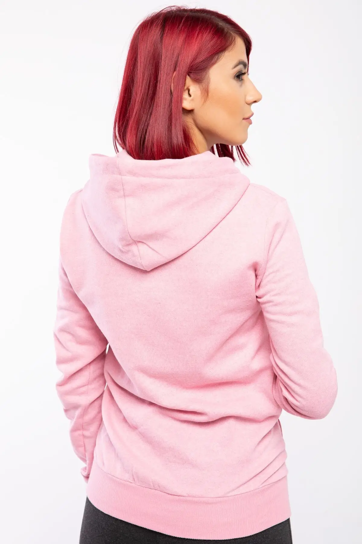 

Milanoor Women Zippered Hoodie Sweat Yellow Red Black Fashion Winter 2021 Comfortable High Quality Made in Turkey