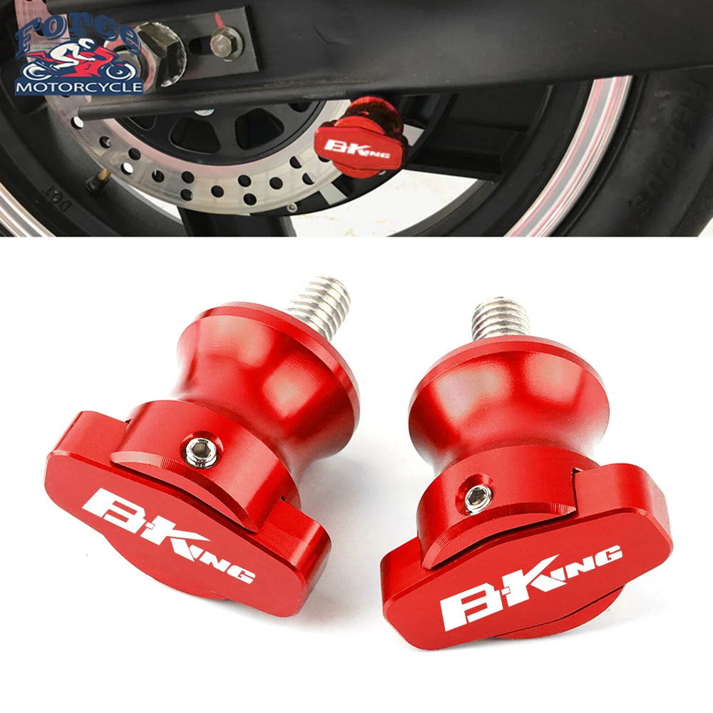 

For Suzuki B-KING 1300 Bking 1300 2008 2009 2010 2012 Motorcycle CNC Accessories stand screws Swingarm Spools slider 8MM