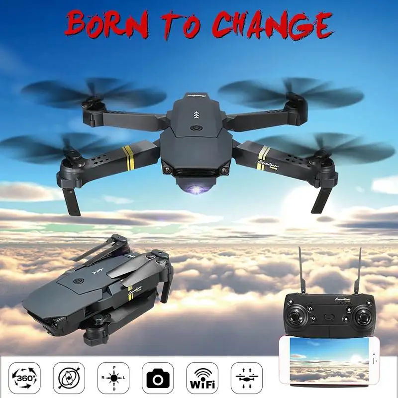 Дрон E58 Eachine P широкоугольная HD-камера WIFI FPV функция удержания высоты складной