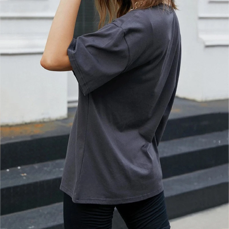 

Butterfly Print Vintage Loose Graphic Tee Women Harajuku O Neck Short Sleeve Casual Tshirt Fashion Tops Summer Plus Size 2021