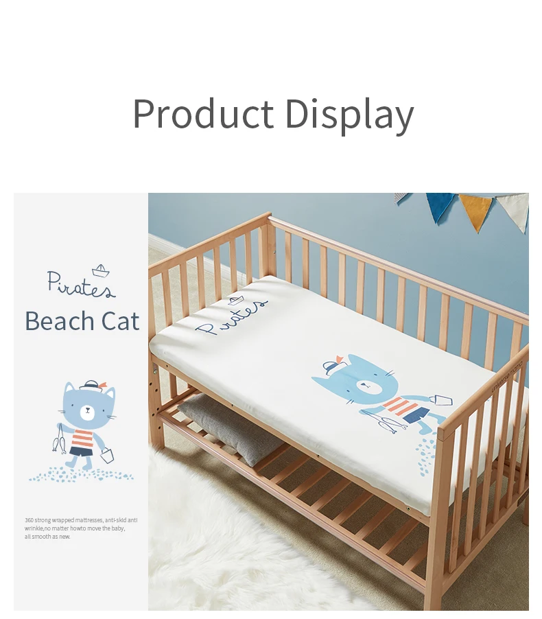 BabyGreat/простыни для новорожденных; мягкие матрацы для малышей; приятные для кожи; с рисунком; Детские простыни; постельные принадлежности
