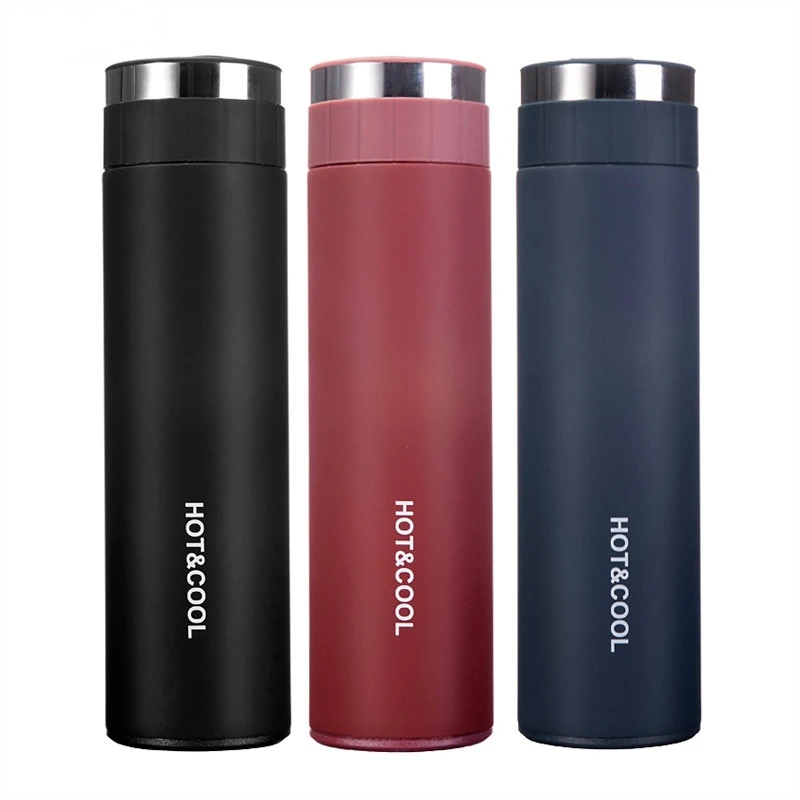 

304 Stainless Steel Thermos 450ml Tea Stone Business Cup Fashion Creative Cup Vacuum Bottle Cute Water Bottle Stainless Steel