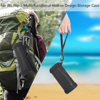 for jbl flip 5 accessories muti functional hollow design travel carry storage case