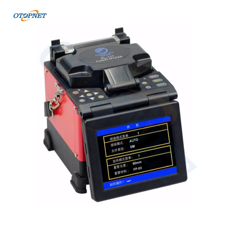 

FL-117 OME factory for fiber optic fusion splicer fiber splicing machine English system
