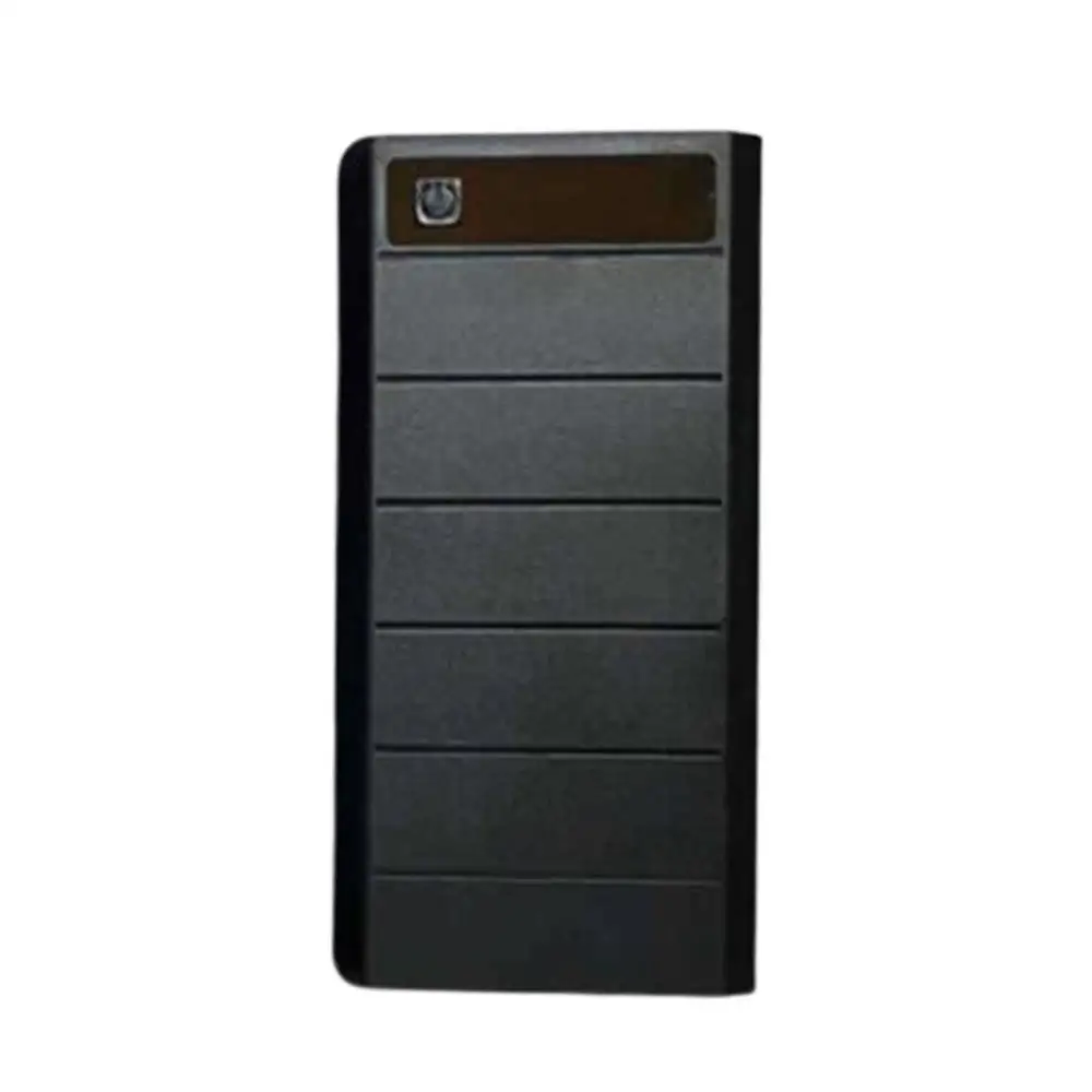 Портативное зарядное устройство чехол для батареи DIY 8x18650 Блок питания корпус с usb-портом для зарядки - Цвет: Черный