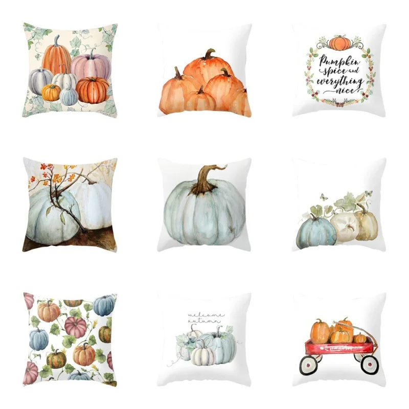 Наволочка с тыквой для Хэллоуина наволочка дивана бархатная украшение кровати |