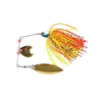 1pc rotating fishing spinner bait 16g metal lure hard fishing spinning lures spinnerbait for perch pesca pike swivel fish tackle