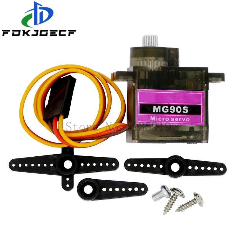 

10PCS MG90S Metal gear Digital 9g Servo For Rc Helicopter plane boat car MG90