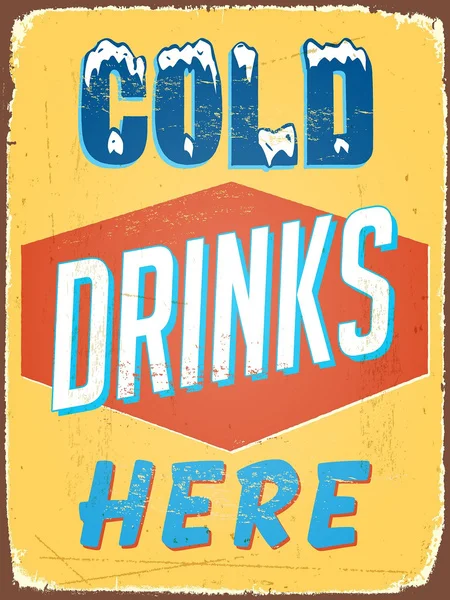 

Cold Drinks Here Tin Signs,Cold Drinks Here Signs, Vintage Style,Cold Drinks Here Sign,Metal Sign,Art Prints,Metal Sign Tin Sign