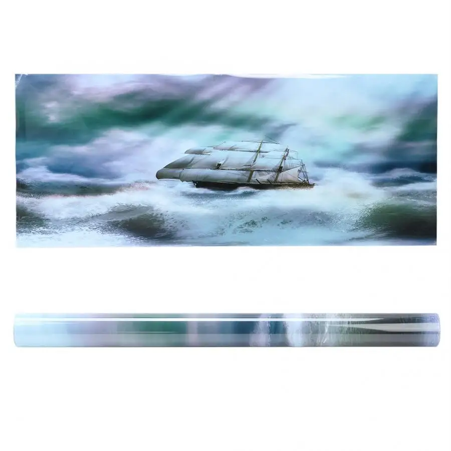 Рыба ПВХ стикер фон Плакат декоративной живописи Пейзаж Изображение для