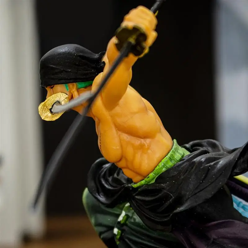 Одноштучная фигурка One Piece из мультфильма PVC-статуэтка кукла Фигурка Луффи-модель Саурон Игрушка для спальни, прикроватного столика и гостиной.