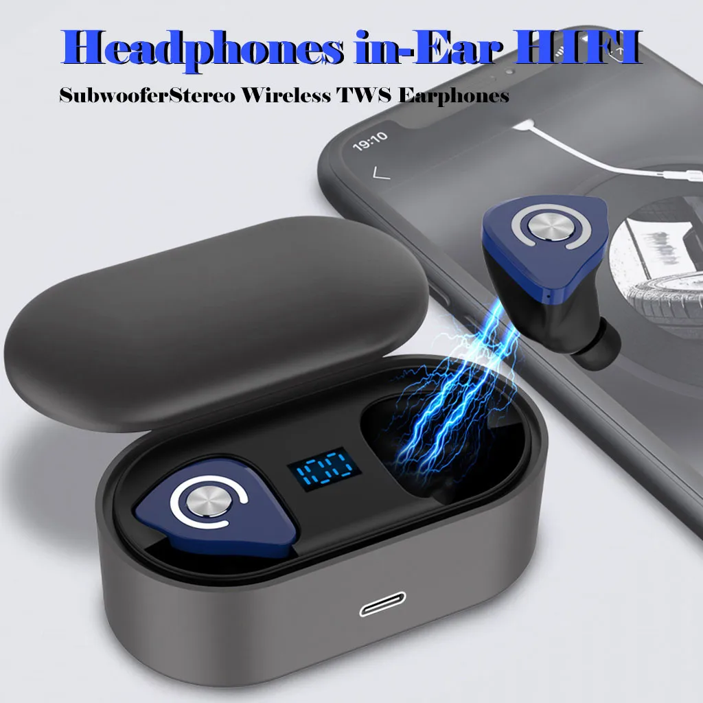 Bluetooth-наушники TWS-M9 Min беспроводные наушники Спортивная музыка стереонаушники с