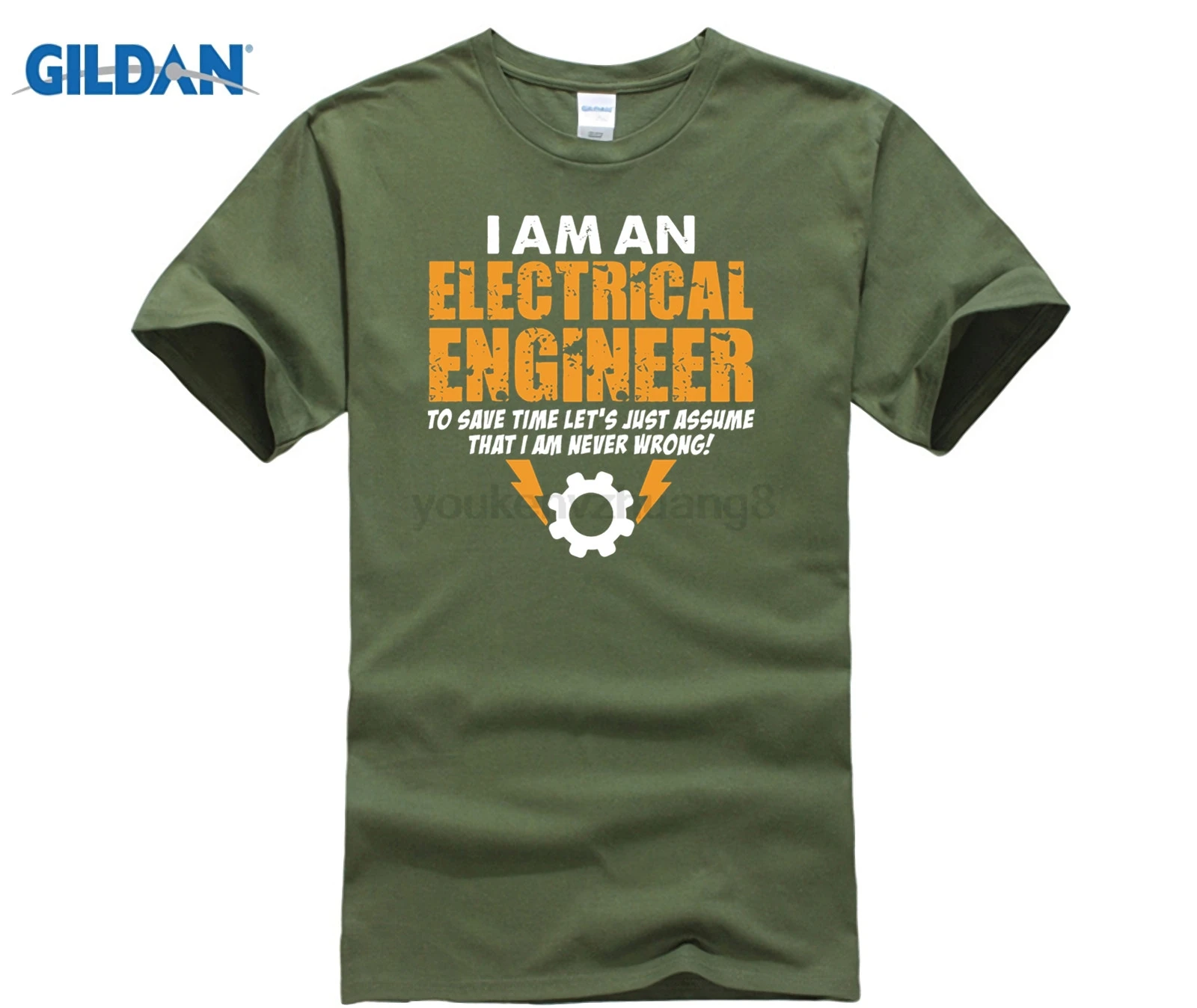 Горячие предложения Повседневная футболка мода Я инженер MenT-Shirt дизайн я