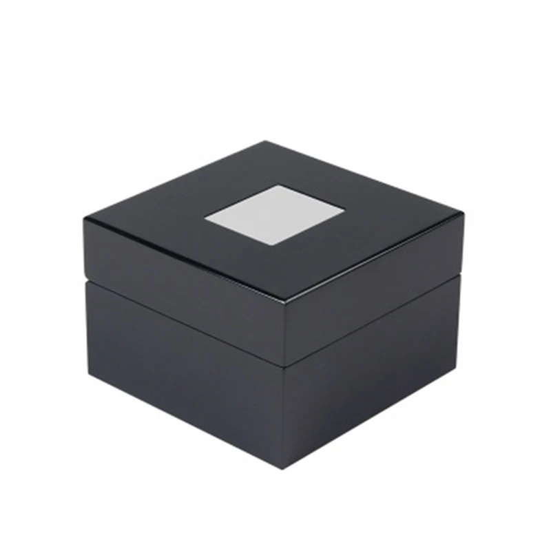 

Black High-End Watch Box Display Box Portable Gift Watch Display Box Square Storage Box