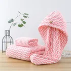 Набор полотенец, 1 Банное полотенце, 1 мочалка, 1 полотенце для сушки волос, Хорошо Впитывающее мягкое домашнее полотенце для ванной комнаты (3 шт. в упаковке)