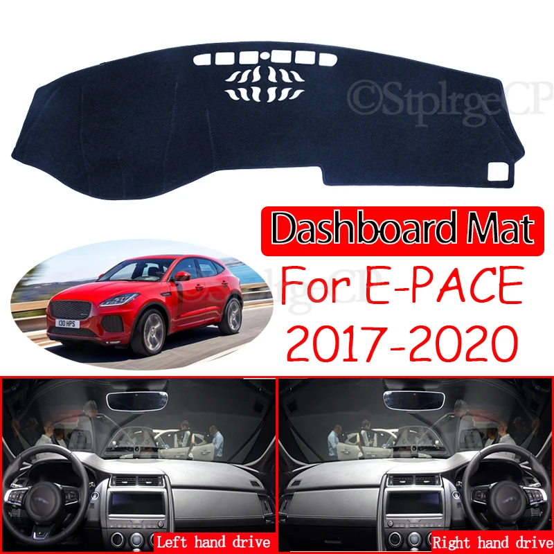 

Для Jaguar E-PACE 2017 2018 2019 2020 Противоскользящий коврик для приборной панели, накладка, Солнцезащитный коврик, защитный ковер, аксессуары EPACE E PACE