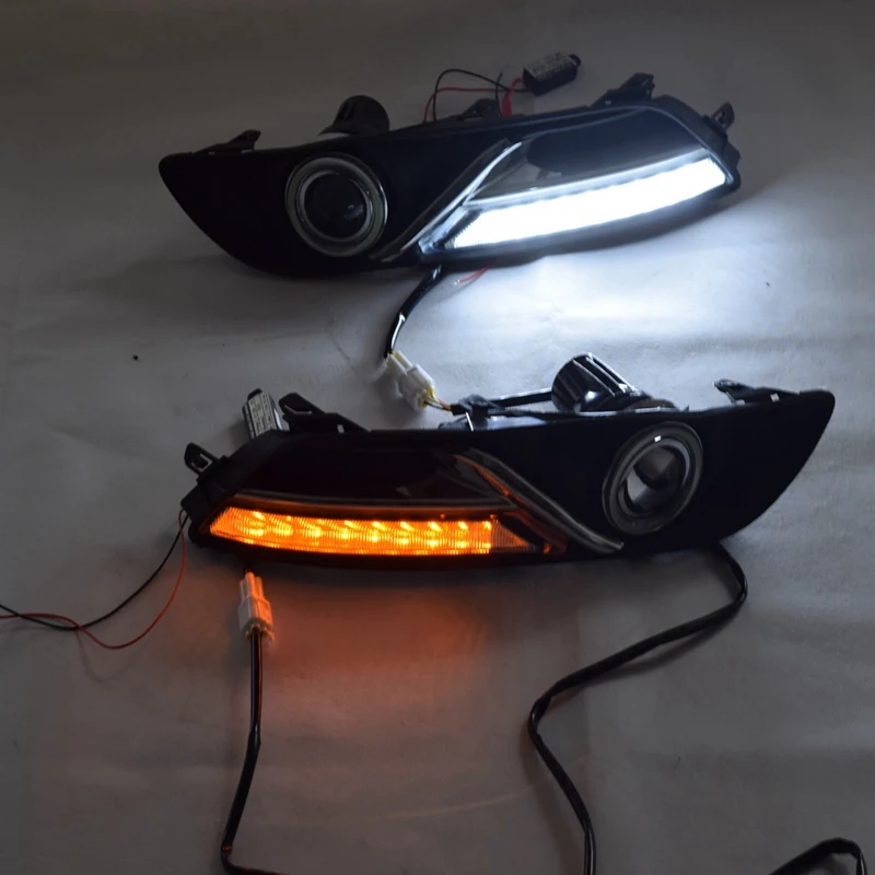 Светодиодный дневный ходовой светильник DRL противотуманная фара 12В