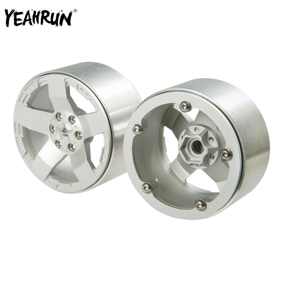 

Колесные диски YEAHRUN 2,2 дюйма из металлического сплава для 1/10 Axial Wraith 90018 RC Crawler Car Parts, 1/2/4 шт.