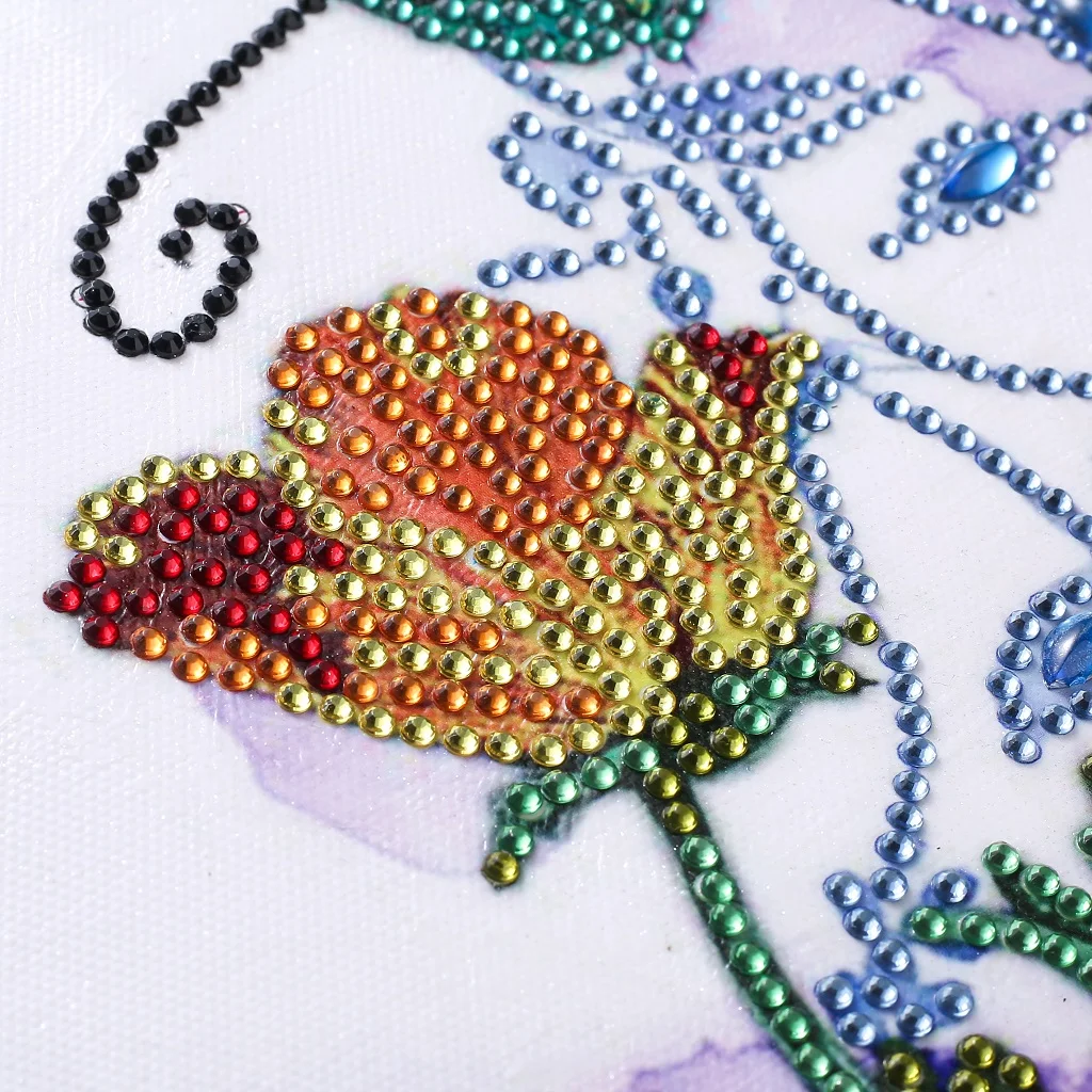 

5D DIY Special Shaped Diamond Painting Butterfly Flower Cross Stitch Embroidery Rhinestones Mosaic Kits Home Wall Decoration