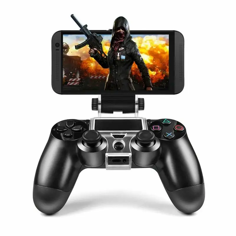 

For Game Controller Stand For PS4 DualShock 4 Flexible Durable Mobile Phone Gaming Clip Holder Bracket For Smartphone