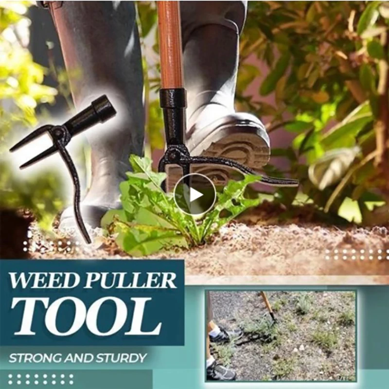 

Инструмент для удаления сорняков, удалитель когтей, инструмент для удаления корней, портативный садовый удалитель сорняков, съемный с ножн...