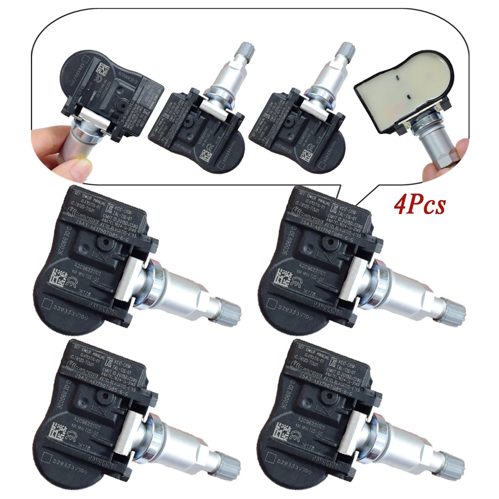 Система контроля давления в шинах (TPMS) с датчиком 52933-3V100 529333V100 433 МГц для Hyundai iX350