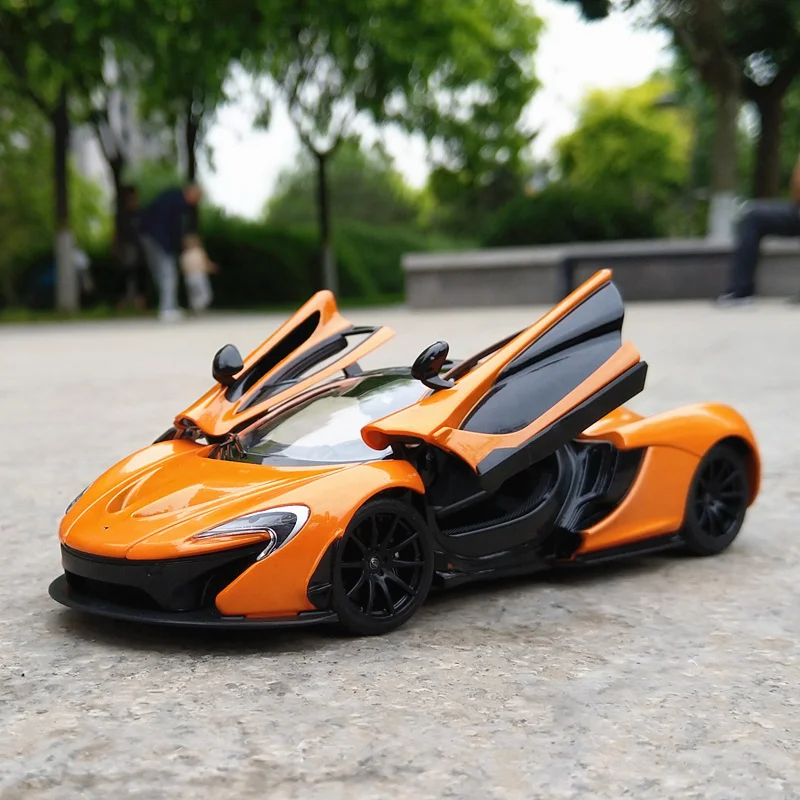 Бесплатная доставка 1:24 суперкар Макларен P1 модель автомобиля из сплава детский