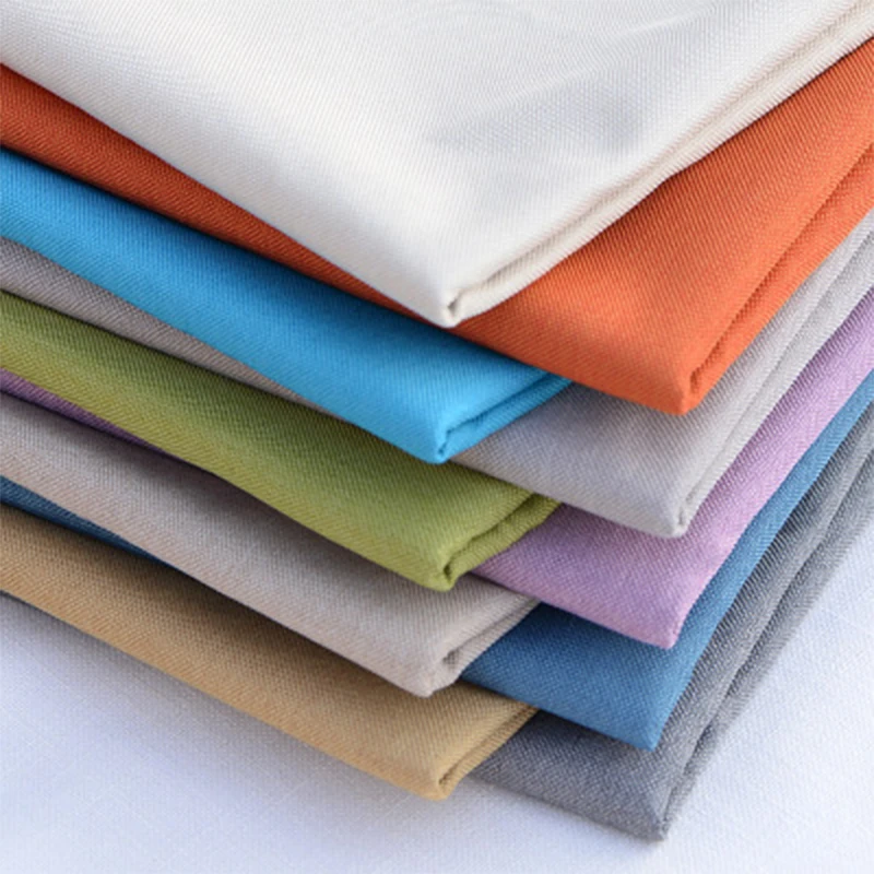 Разноцветная льняная ткань сделай сам одежда для шитья ручная работа диванная