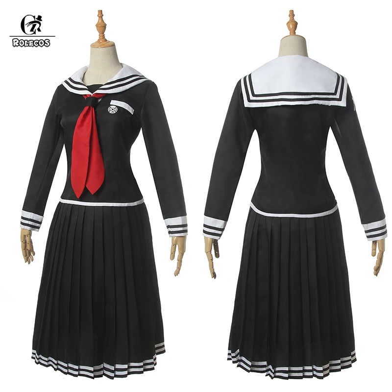 ROLECOS Danganronpa Toko Fukawa Косплей Костюм школьная форма женский костюм игра косплей