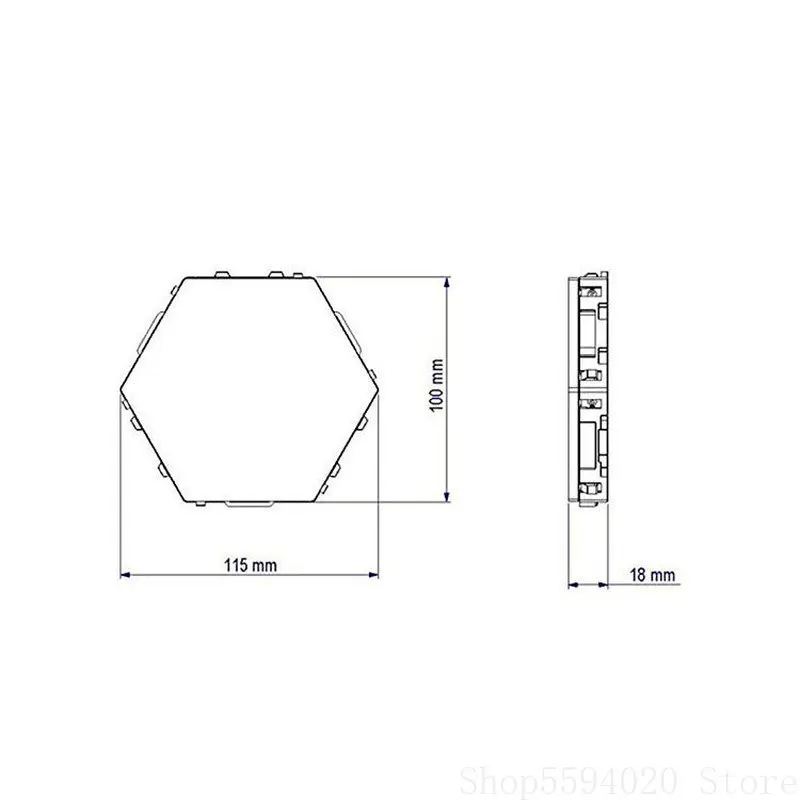Сенсорный светильник лампа в форме улья креативный фон настенный декоративный с