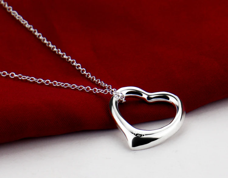 Новое украшение серебряного цвета ожерелье женское простое Стильное с кулоном в