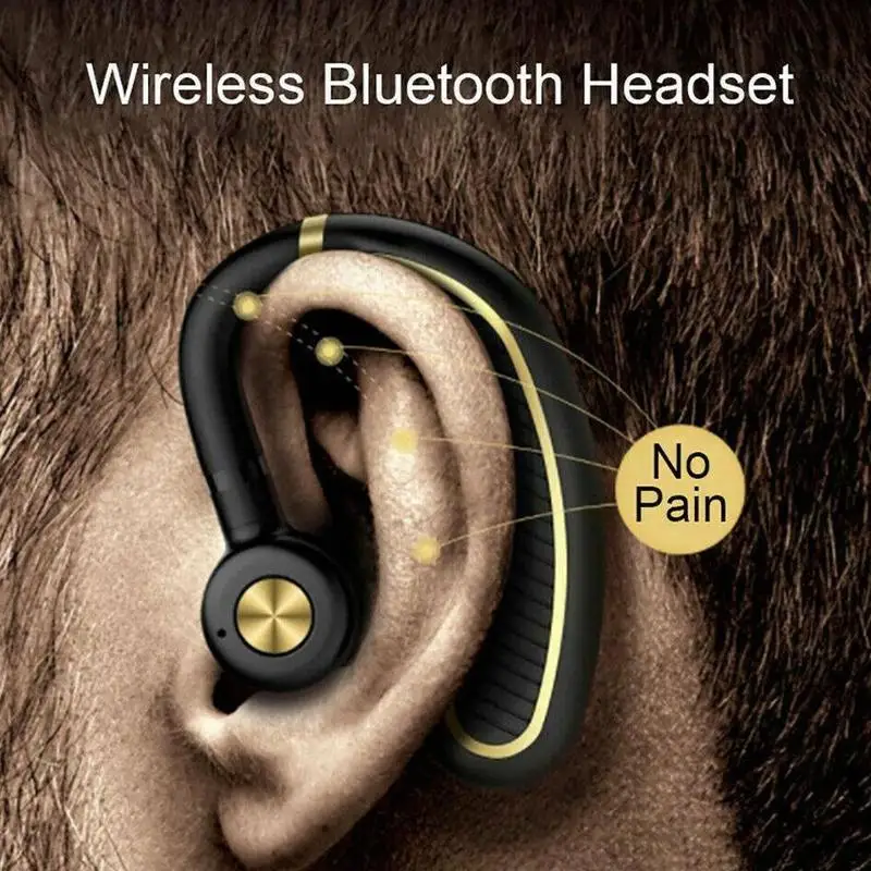 K21 бизнес Bluetooth гарнитура беспроводной подвесной ухо стерео водонепроницаемый длинный режим ожидания ушной крючок Bluetooth наушники