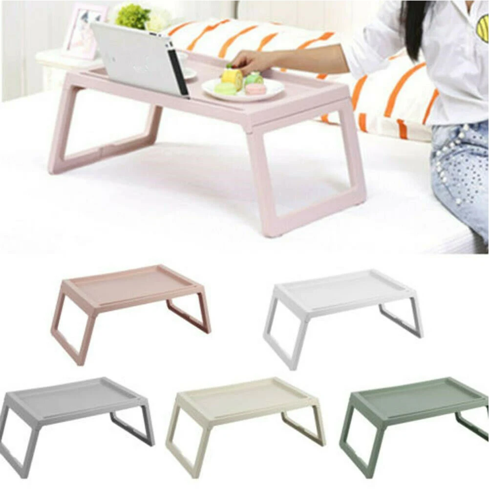 

Modern Desk Foldable Table With Groove Plastic Study Adult Notebook Laptop Stand For Sofa Bed Camping Table Office Furniture