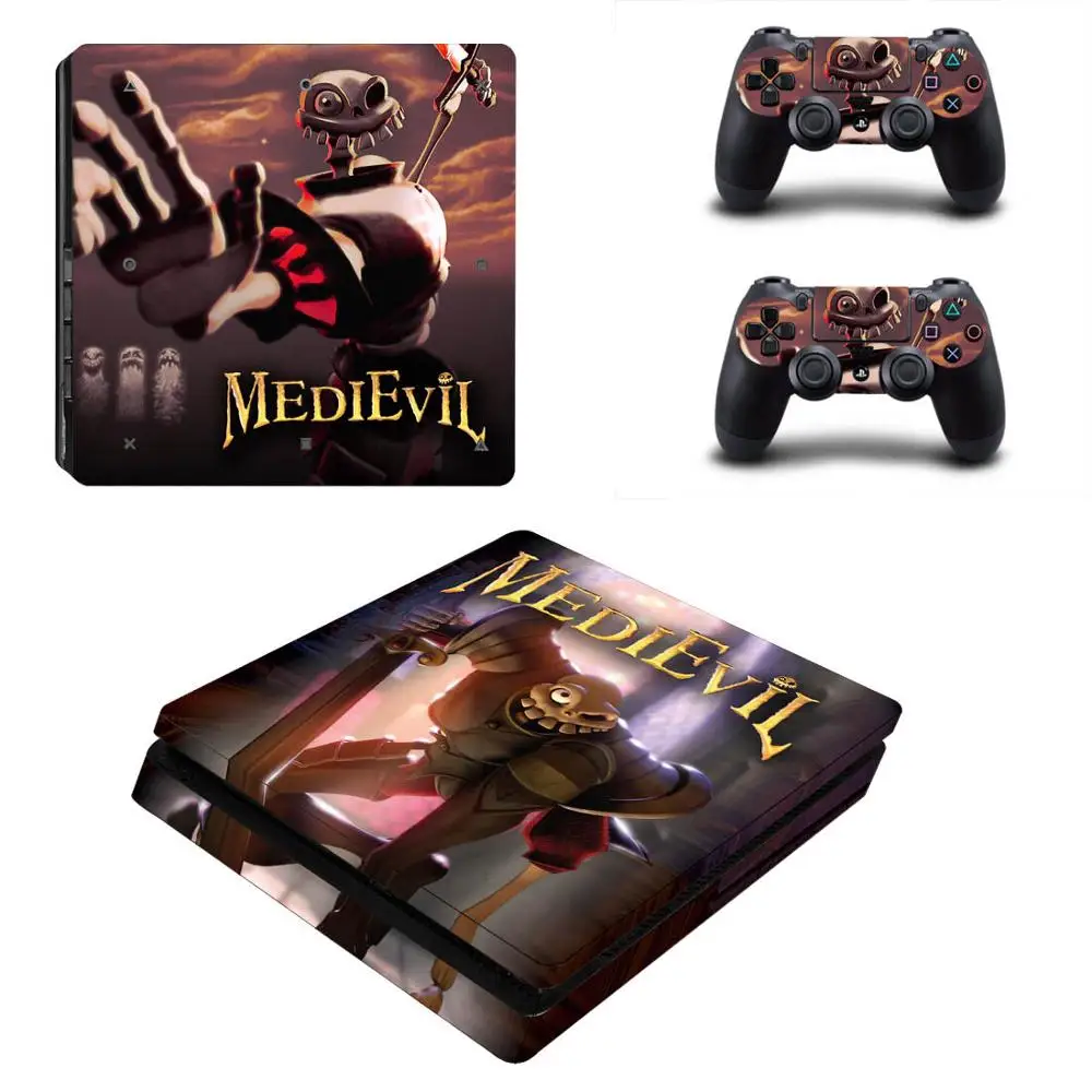 PS4 тонкие наклейки MediEvil Play станция 4 тонкий кожи наклейка Стикеры для playstation
