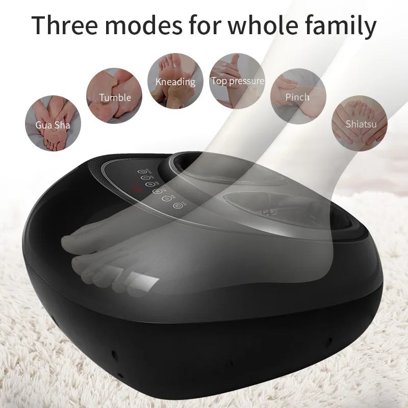 Электрический массажер для ног с глубокой вибрацией и подогревом | Красота