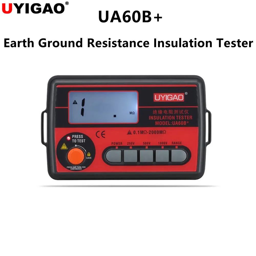 Профессиональный измеритель сопротивления изоляции UYIGAO UA60B + 1 кВ цифровой