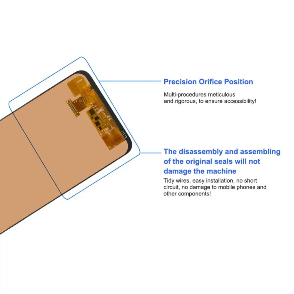 ЖК-дисплей с сенсорным экраном дигитайзер Замена Комплект для Samsung A30/A50/A50S экран