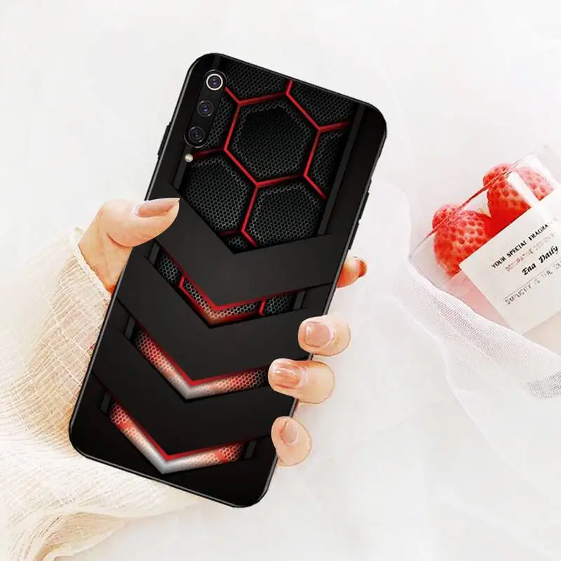 Мягкий силиконовый чехол CUTEWANAN из ТПУ с черными светлыми темными фигурами для