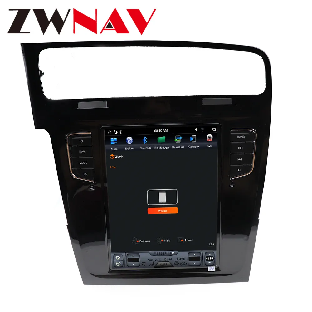 128G Tesla Verticl Screen For VW Volkswagen Golf 7 2010+ Android 9.0 Car multimedia Player GPS Audio Radio Auto Stereo Head Unit |
