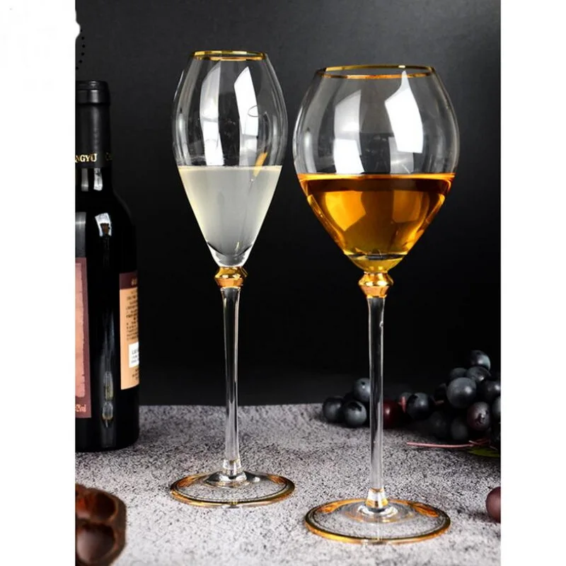 

European style new crystal glass Phnom Penh wine glass champagne glass