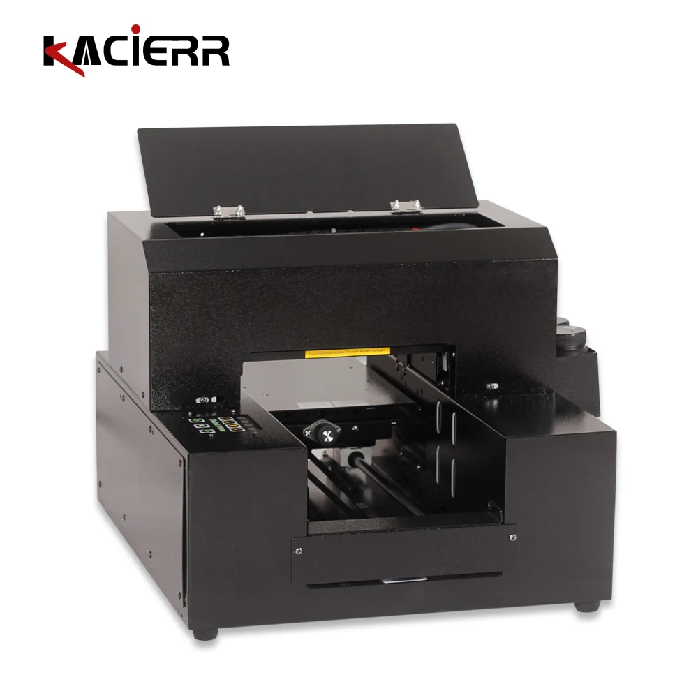 

Customized processing of A4 UV inkjet printer for mobile phone case/wood/metal/plastic/PVC/silicone printing with five-color ink