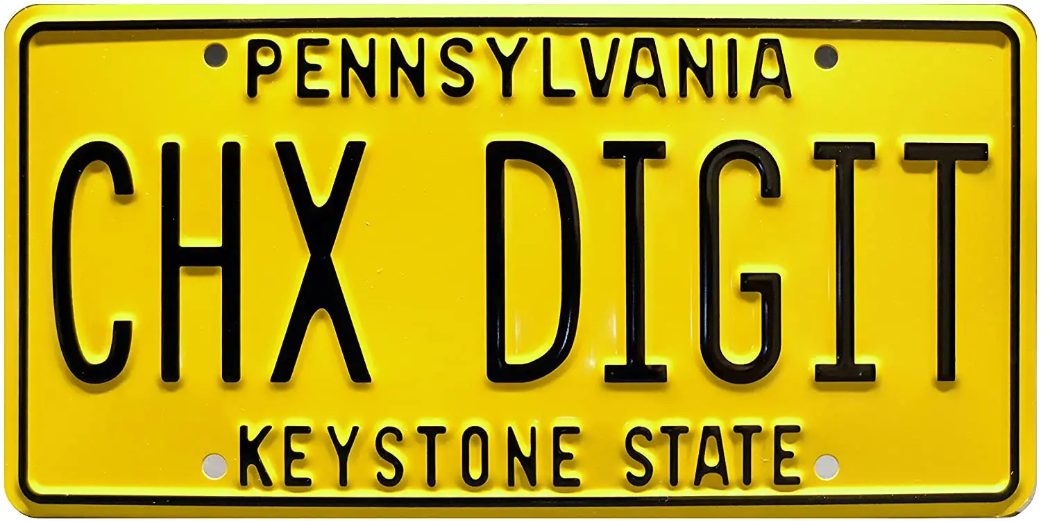 

Celebrity Machines The Goldbergs | CHX Digit | Metal Stamped License Plate