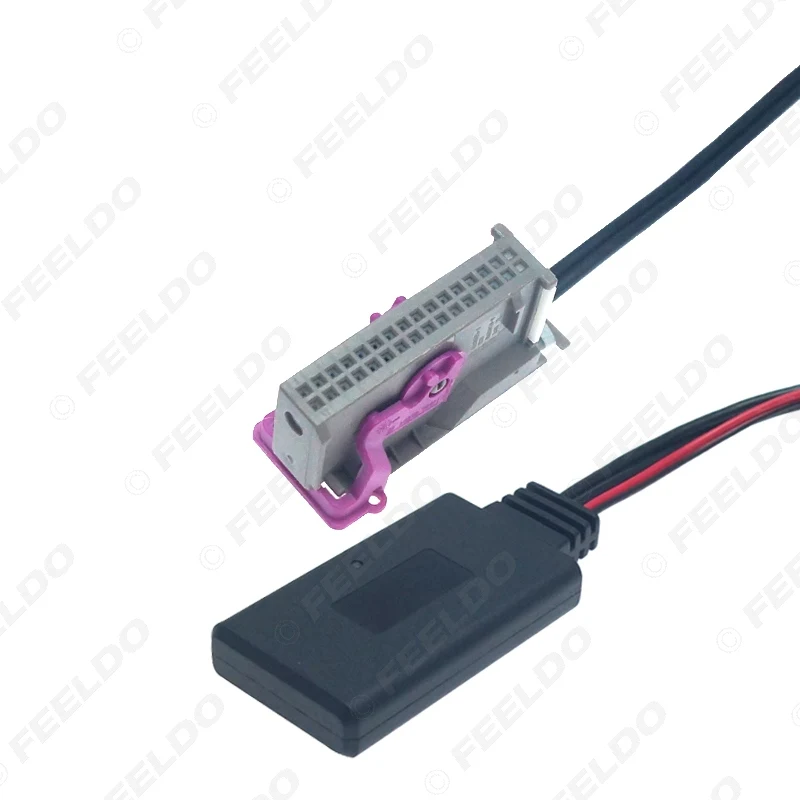 FEELDO автомобильный аудио DVD НАВИГАЦИЯ Bluetooth модуль вход RNS E навигация 32Pin AUX адаптер