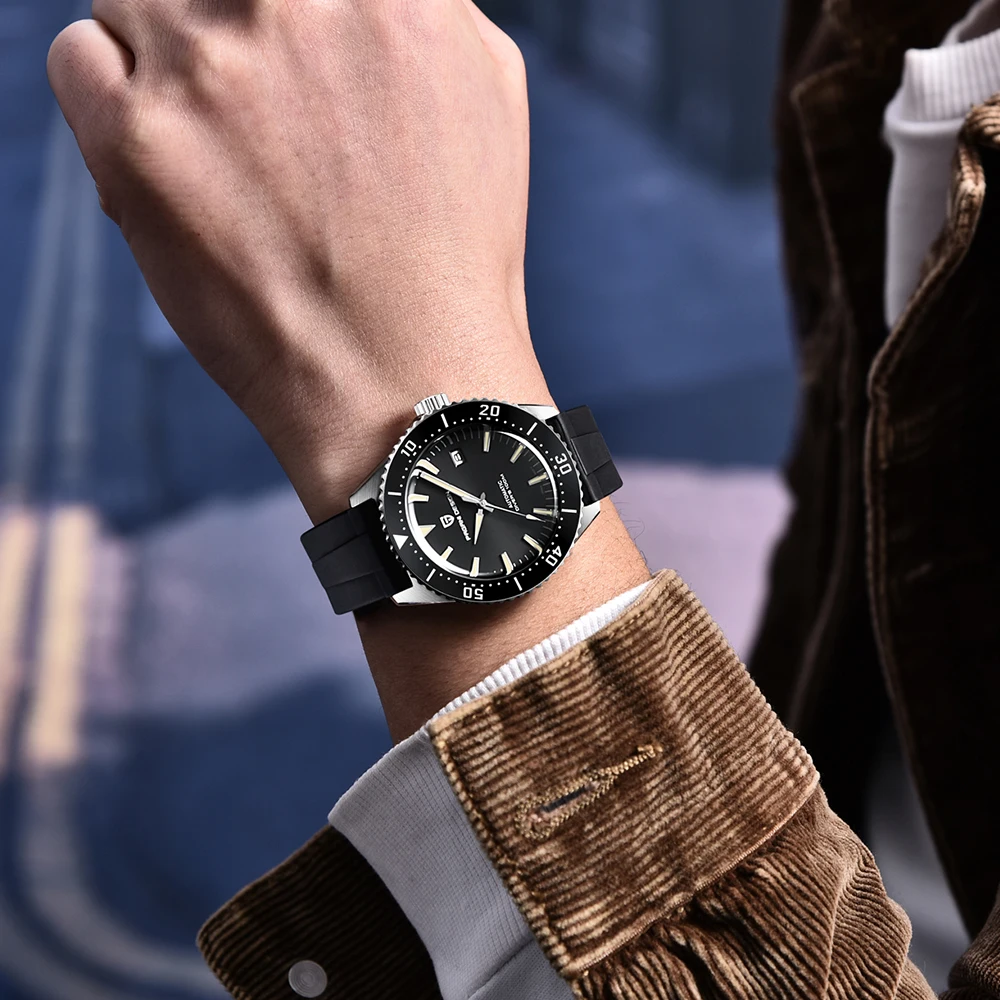 

PAGANI DESIGN Top Brand Automatic Watch Waterproof 100M Mechanical Wristwatch Luxury Sapphire Glass Watches Men Montre Homme