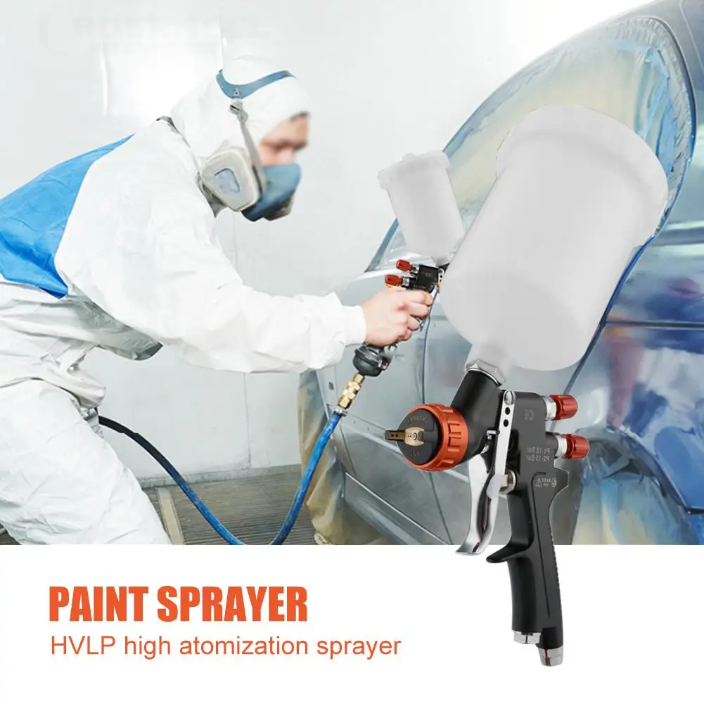 

Car Coating Spray Gun Gravity Feed Gun Airbrush Car Pneumatic Tool Air Brush Sprayer Small Nozzle HVLP High Atomizing