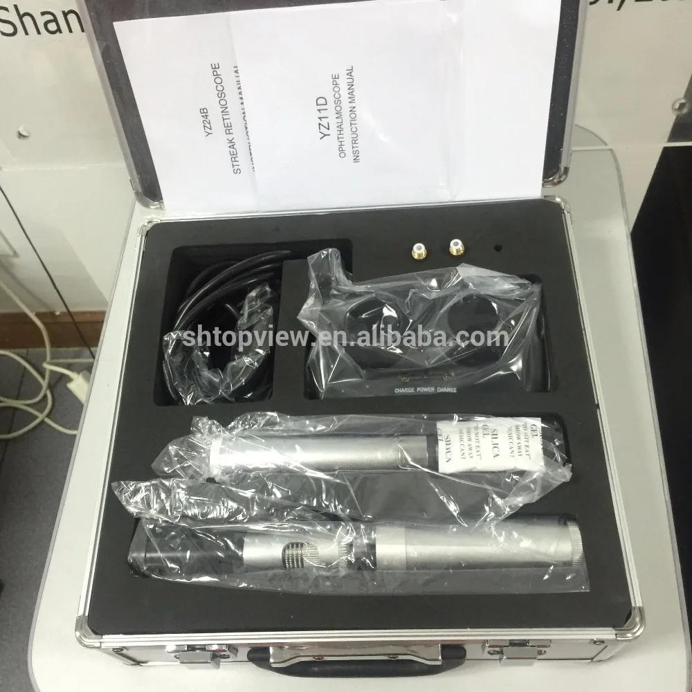 

eye test equipment other optics instruments YZ-24X Retinoscope & Ophthalmoscope with Aluminum case