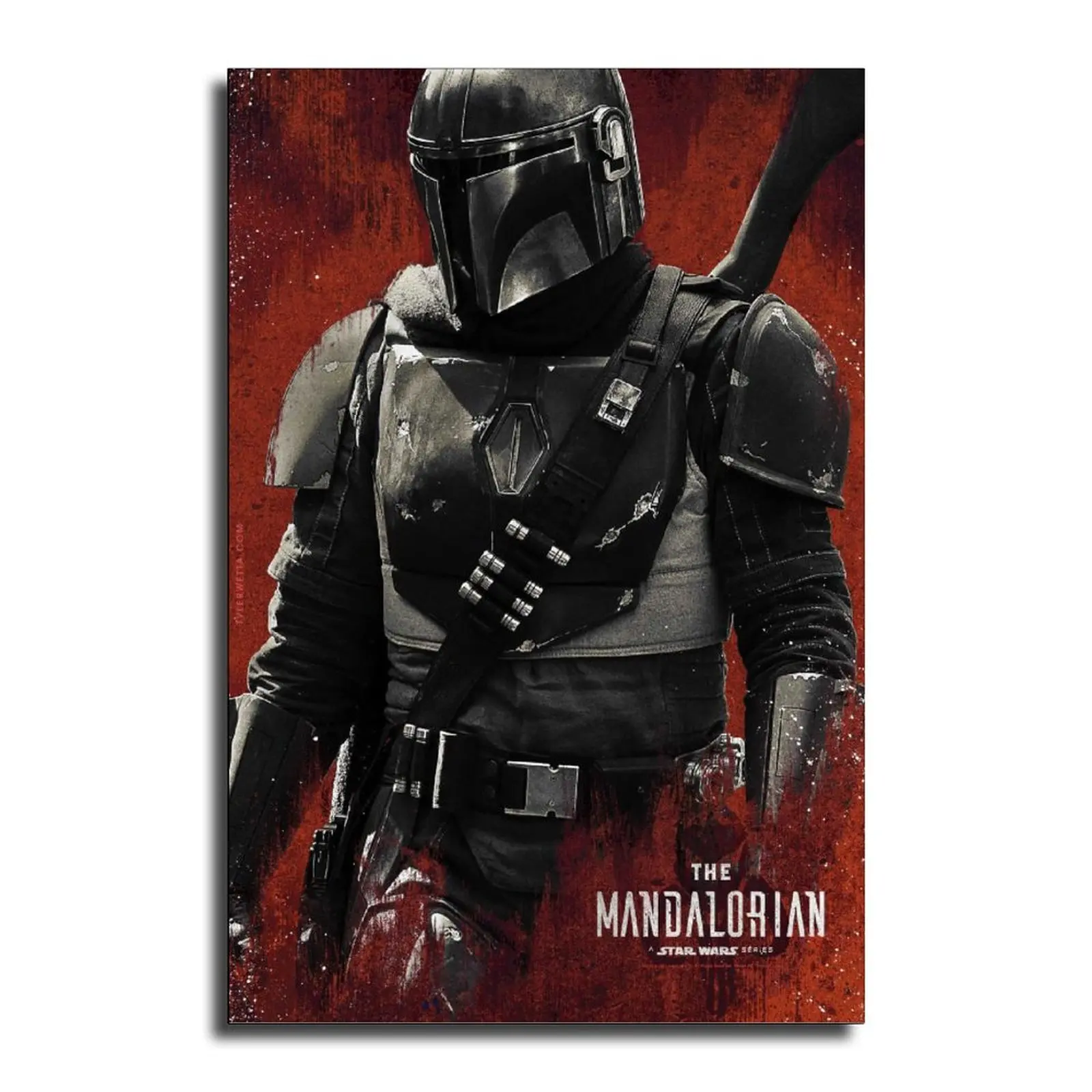 Мандалорианский холст художественный плакат и настенный Рисунок современный