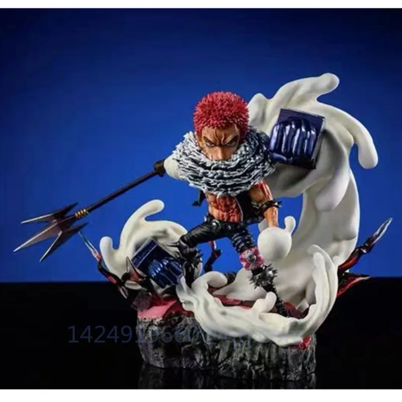 

GK Statue Anime ONE PIECE Kenbunshoku Haki Charlotte Katakuri BIGMOM Pirate Group Resin Action Collectible Model Toy R578