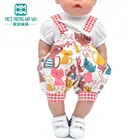 Одежда для куклы 43-45 см, игрушка для новорожденных и американская кукла, модные мультяшная подвеска штаны, пальто с меховым воротником