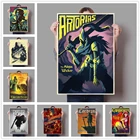 Изумрудный постер HERALD FIRELINK, изображение на холсте, рассекающий дракона, видеоигра, Настенная картина, домашний декор для гостиной